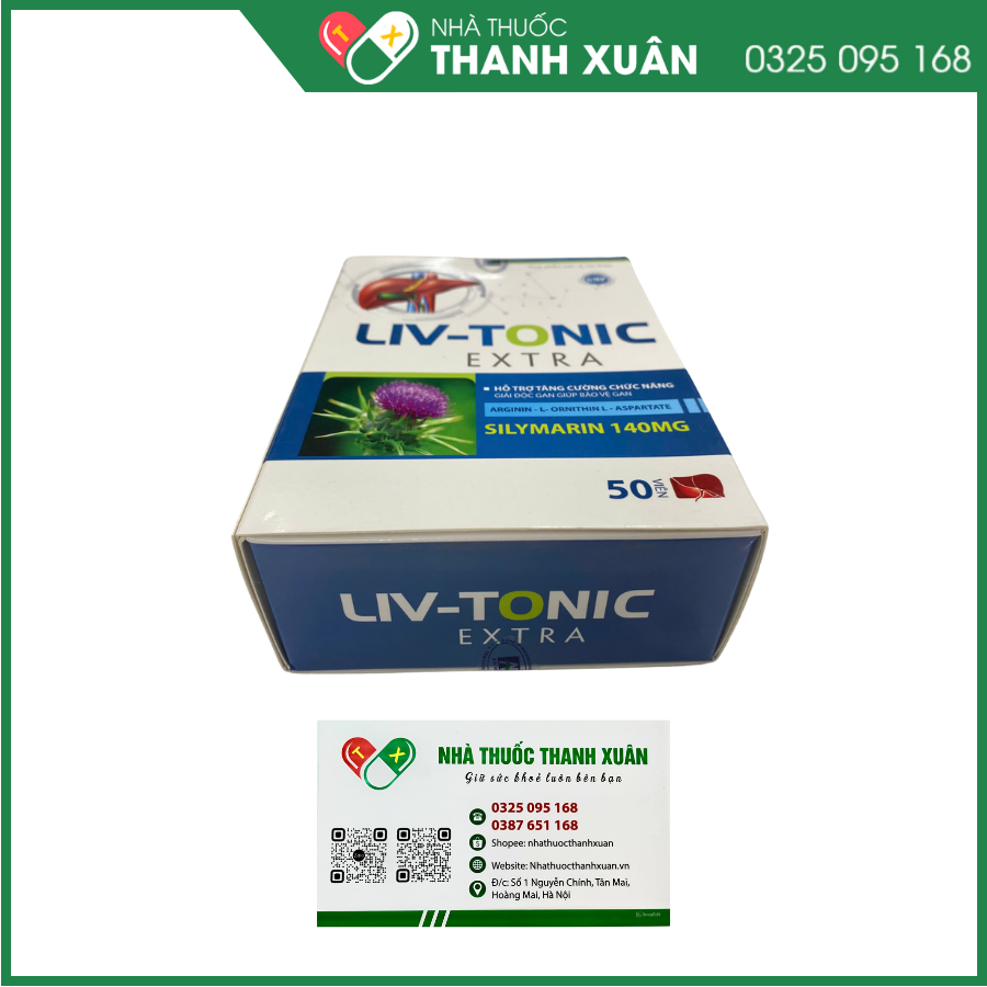 Liv-Tonic Extra hỗ trợ tăng cường chức năng gan